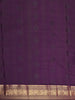 Lavender Butta Woven Kanchipuram Silk Saree With Zari Border