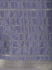 Lavender Checked Design Mysore Silk Saree