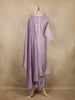 Lavender Floral Butta Design Silk Salwar Suit