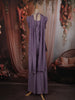 Lavender Floral Sequins and Beads Embroidered Design Tissue Silk Palazzo Suit with Choker Dupatta