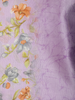 Lavender Floral Woven Design Blended Cotton Saree