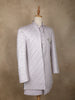 Lavender Floral Woven Design Jacquard Sherwani Suit with Brooch