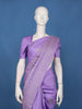 Lavender Floral Woven Pure Kanchipuram Silk Saree
