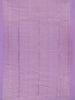 Lavender Geometric Checks And Leaf Motif Woven Pure Kanchipuram Silk Saree - Diadem