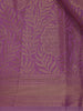 Lavender Leaf Motif Banarasi Silk Saree - Diadem