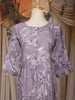Lavender Leaf Printed Design Cotton Kurti