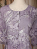 Lavender Leaf Printed Design Cotton Kurti