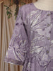 Lavender Leaf Printed Design Cotton Kurti