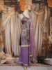 Lavender Mirror and Sequin Embroidered Design Georgette Palazzo Suit with Dupatta