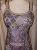 Lavender Mirror and Sequin Embroidered Design Georgette Palazzo Suit with Dupatta