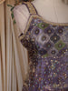 Lavender Mirror and Sequin Embroidered Design Georgette Palazzo Suit with Dupatta