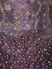 Lavender Mirror and Sequin Embroidered Design Georgette Palazzo Suit with Dupatta
