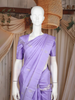 Lavender Paisley Butta Design  Pure Kanchipuram Silk Saree