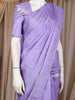 Lavender Paisley Butta Design  Pure Kanchipuram Silk Saree