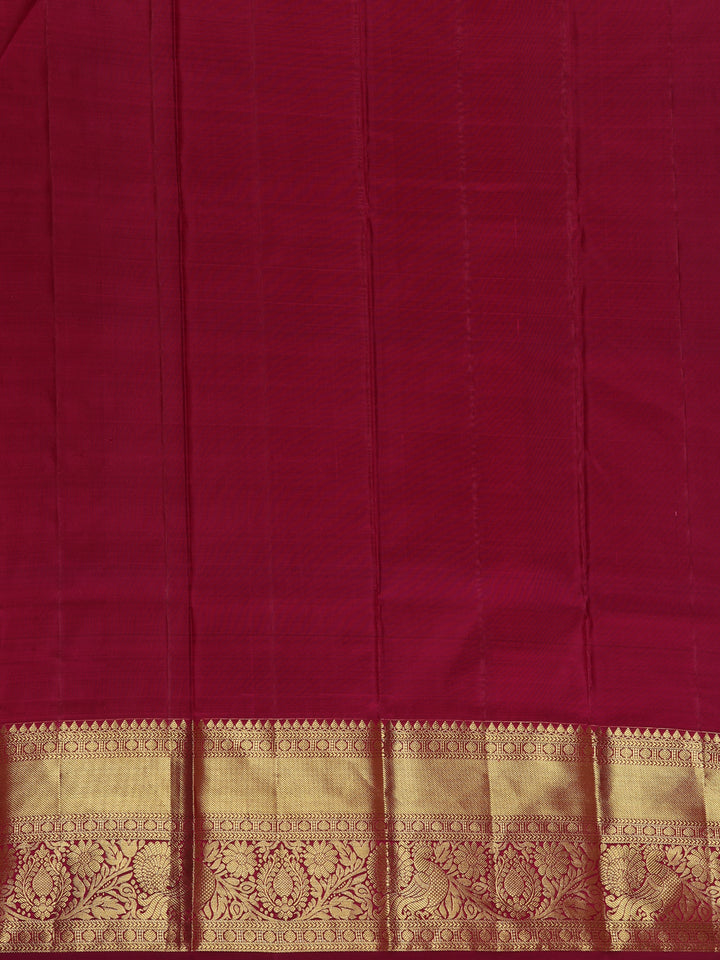 Lavender Paisley Woven Pure Kanchipuram Silk Saree - Diadem