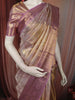 Lavender Paisley Zari Woven Design Pure Kanchipuram Silk Saree with Zari Border