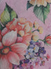 Dusty Lavender Rose Floral Digital Print Cotton Saree - Diadem