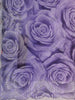 Lavender Purple Floral Printed Design Chiffon Saree