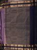 Lavender Purple Vertical Striped and Butta Zari Woven Design Pure Kanchipuram Silk Saree with Contrast Zari Border
