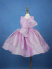 Lavender Sequin Embellished Party Wear Net Frock with Oversized Bow - Diadem
