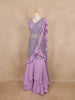 Lavender Sequins Embroidery Net Lehenga