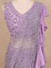 Lavender Sequins Embroidery Net Lehenga
