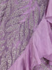 Lavender Sequins Embroidery Net Lehenga
