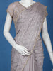 Lavender Sequins Zig Zag Design Georgette Saree - Diadem