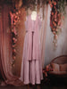 Lavender Sequins and Beads Embroidered Design Crepe Kids Palazzo Suit