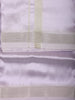 Lavender Solid Silk Shirt with Matching Dhoti Featuring Elegant Gold Zari Border
