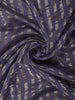 Lavender Striped Zari Woven Design Pure Organza Saree with Designer Border