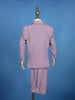 Lavender Tiger Embellished Kids Party Wear Polyester Suit Set