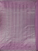 Lavender Diamond Woven Pure Kanchipuram Silk Saree - Diadem