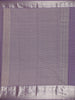 Lavender Floral Butta and Checks woven Silk Saree - Diadem