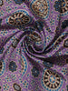 Lavender Floral Designed Semi Silk Saree - Diadem