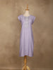 Lavender Floral Designed Cotton Kurti