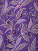 Lavender Floral Designed Cotton Straight Cut Salwar Suit - Diadem