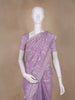 Lavender Floral Designed Organza Designer Saree