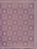 Lavender Floral Designed Organza Designer Saree