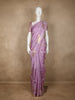 Lavender Floral Designed Semi Silk Fancy Saree