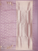 Lavender Floral Designed Semi Silk Fancy Saree