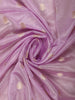 Lavender Floral Designed Semi Silk Fancy Saree