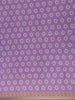 Lavender Floral Designed Semi Silk Saree - Diadem
