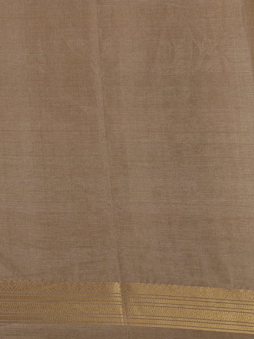 Lavender Floral Designed Semi Tussar Saree - Diadem