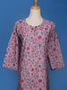 Lavender Floral Printed Cotton Kurti