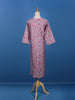 Lavender Floral Printed Cotton Kurti