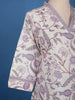 Lavender Floral Printed Cotton Salwar Suit Set - Diadem