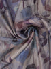 Lavender Floral Printed Tussar Silk Saree - Diadem