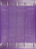 Lavender Floral Woven Pure Kanchipuram Silk Saree - Diadem