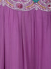 Lavender Georgette Floral Designed Bridesmaid Lehenga - Diadem